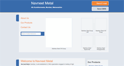 Desktop Screenshot of navneetmetal.com