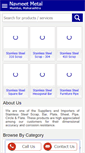 Mobile Screenshot of navneetmetal.com